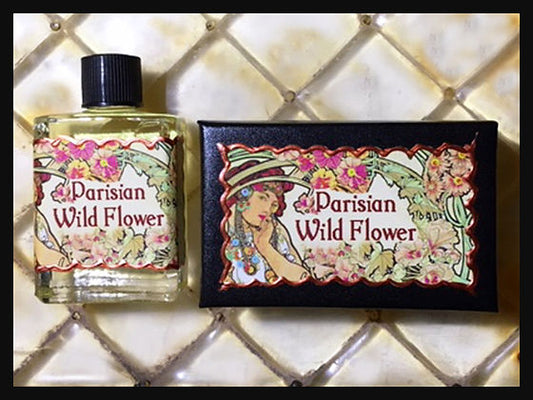 Seventh Muse, Perfume Oil in Black Box, Parisian Wild Flower Scent