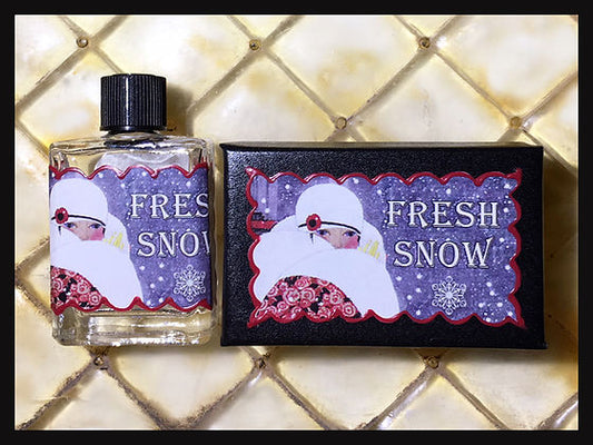 Seventh Muse, Perfume Oil in Black Box, Fresh Snow Scent