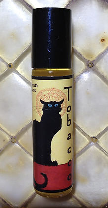Seventh Muse, Roll On Perfume Oil, 1/3 oz Glass Bottle, Tobacco