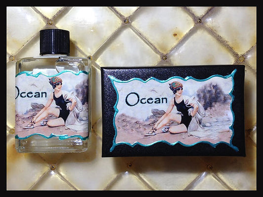 Seventh Muse, Perfume Oil in Black Box, Ocean Scent