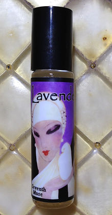 Seventh Muse, Roll On Perfume Oil, 1/3 oz Glass Bottle, Lavender