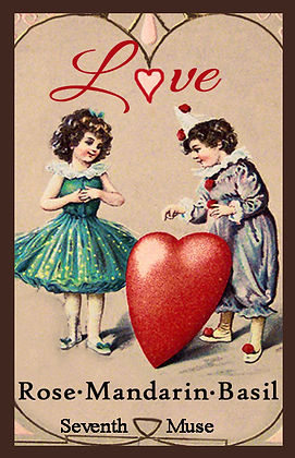 Seventh Muse, Roll On Perfume Oil, 1/3 oz Glass Bottle, Love