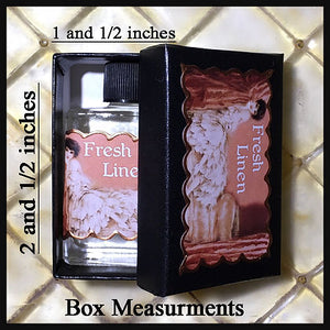 Seventh Muse, Perfume Oil in Black Box, Fresh Linen Scent