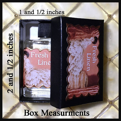 Seventh Muse, Perfume Oil in Black Box, Fresh Linen Scent