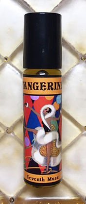 Seventh Muse, Roll On Perfume Oil, 1/3 oz Glass Bottle, Tangerine