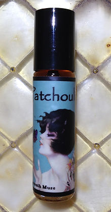 Seventh Muse, Roll On Perfume Oil, 1/3 oz Glass Bottle, Patchouli