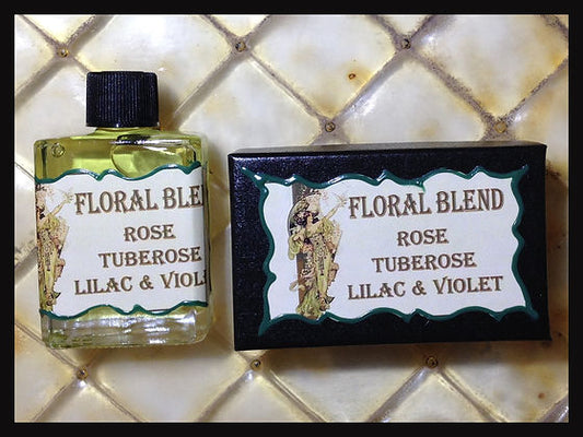 Seventh Muse, Perfume Oil in Black Box, Floral Blend Scent