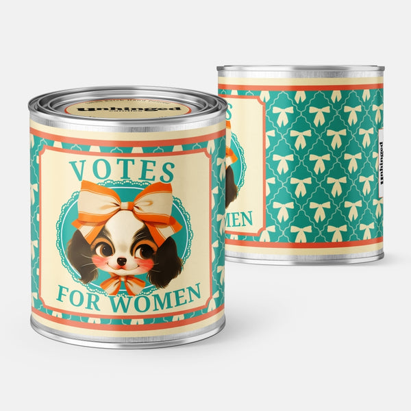 Votes For Women Puppy Soy Candle