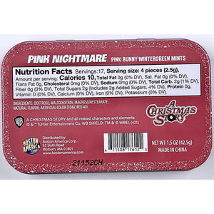 A Christmas Story, Pink Nightmare Mints, 1.5 Ounce Candy Mints Tin