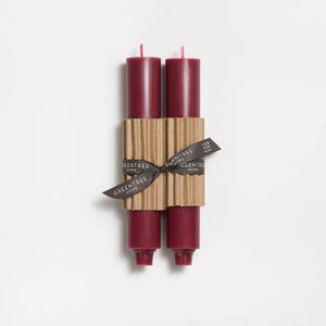 Greentree Home Candle, 9" Column Unscented Taper Handmade Beeswax Candles