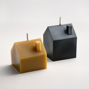 Greentree Home Candle, House Unscented Handmade Beeswax Sculptural Candles