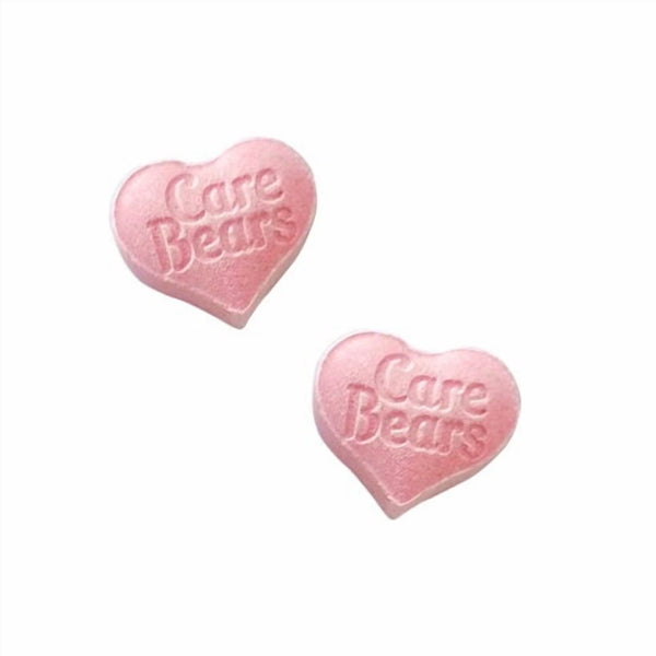 Valentines Day Care Bears Hard Candy Heart Shaped Tin Sweet Cherry Vanilla 1.2 Ounces Tin, 12 Count Display Box