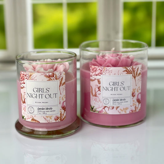 A Mandatory Activity, Girls' Night Out Candle - Blush Peony Soy Candle