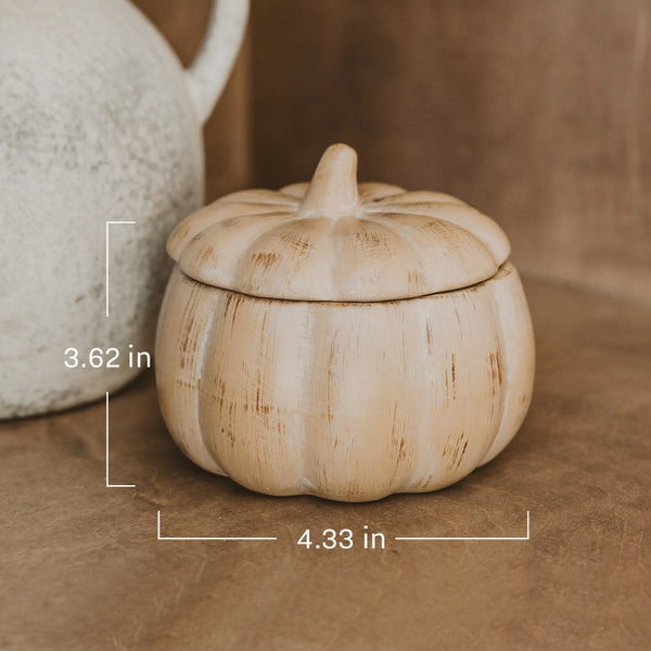 Sweet Water Decor Pumpkin Spice Soy Candle - 8 oz Pumpkin Jar