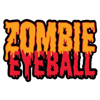 Halloween Zombie Eyeball Sour Slime Candy, Black Raspberry Flavored Slime, 3.5 Ounce Containers - 9 Count Display Box