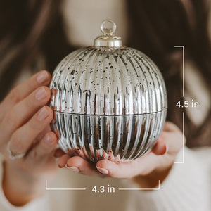 Sweet Water Decor Merry and Bright Soy Candle - 5 oz Ornament Jar