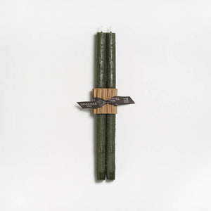 Greentree Home Candle, 12" Twig Unscented Taper Handmade Beeswax Candles