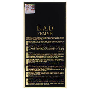Maison Alhambra B.A.D Femme Eau de Parfum Spray for Women, 100 ml