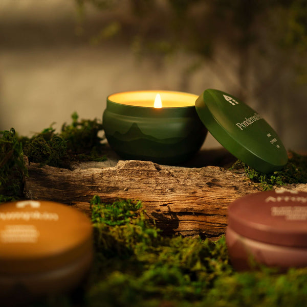 Scented Candle Tins - Non-Toxic Coconut Wax - Aromática 8 oz