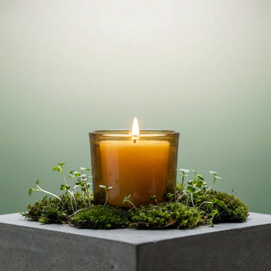 Heavy Glass Votive Candle Holders - 50% Recycled Glass