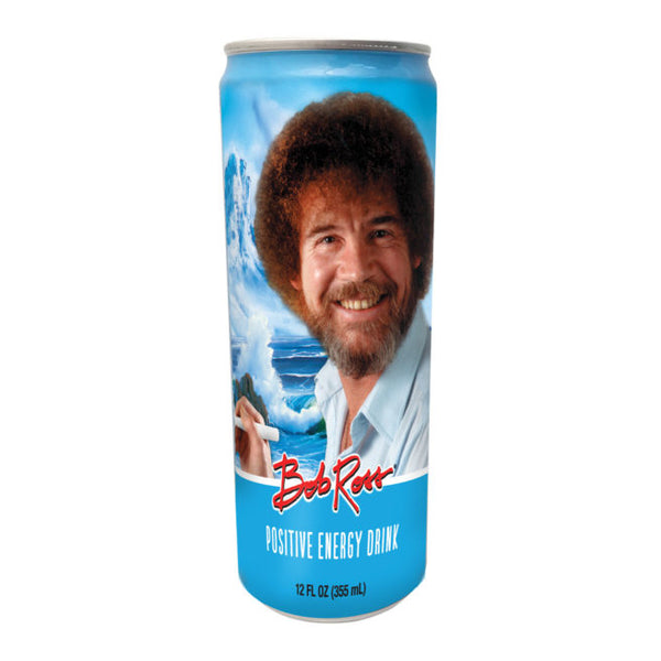 Bob Ross Positive Energy Drink, 12 fl Ounce Can - 12 Count Case