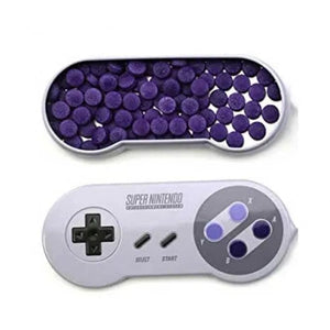 Nintendo, SNES Controller Wired Wild Berry Sours Tin - 12 Count Display Box