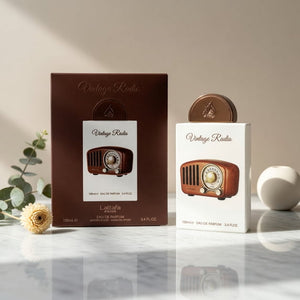 Lattafa Pride Vintage Radio Eau de Parfum Spray Unisex Perfume, 100 ml