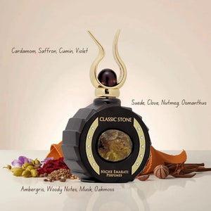 Lattafa Niche Emarati Classic Stone Eau de Parfum Spray Unisex Perfume, 100 ml