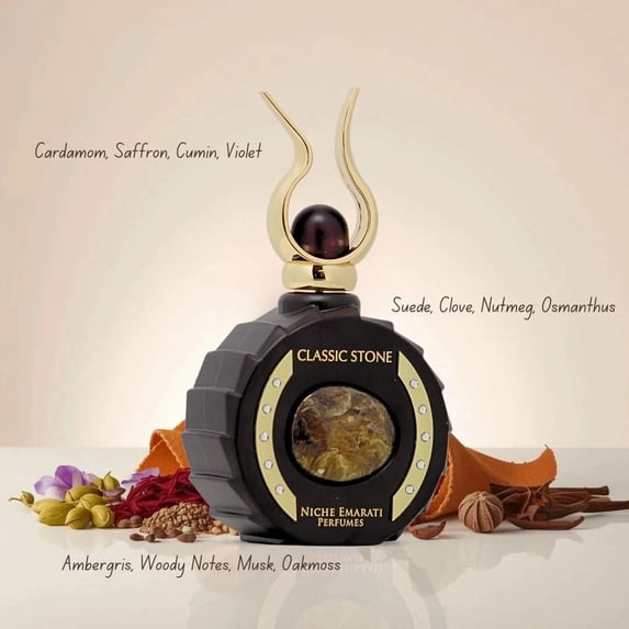 Lattafa Niche Emarati Classic Stone Eau de Parfum Spray Unisex Perfume, 100 ml