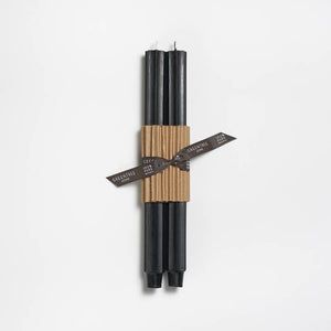 Greentree Home Candle, 12" Fluted Unscented Taper Handmade Beeswax Candles