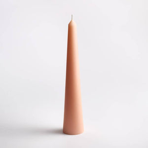 Greentree Home Candle, Tower Pillar Unscented Taper Handmade Beeswax Sculptural Candles