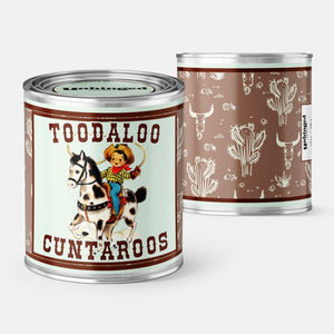 Toodalloo Cuntaroo Western Themed Soy Candle