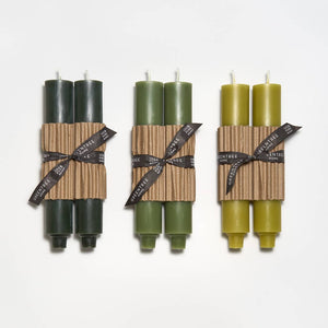 Greentree Home Candle, 9" Column Unscented Taper Handmade Beeswax Candles