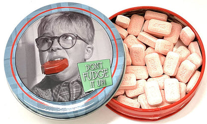 A Christmas Story - Don't Fudge It Up Sour Cherry Soap Candy Tin, 1.2 Ounce Tin - 12 Count Display Box