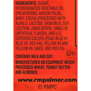 Palmer Milk Chocolate Flavored Rudolph and Pals Characters Stocking Stuffers 2.5 oz - 24 Count Case