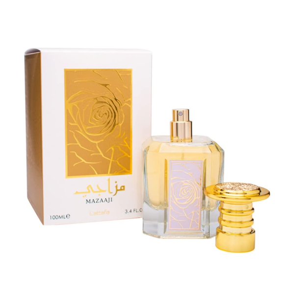 Lattafa Mazaaji Eau de Parfum Spray Unisex Perfume, 100 ml