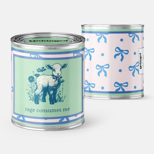 Rage Consumes Me Lamb Soy Wax Candle