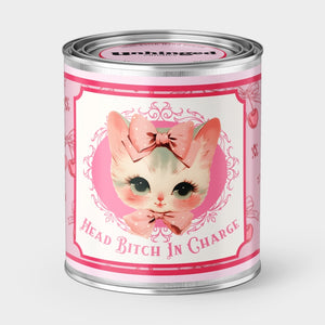 Head Bitch in Charge Feline Soy Candle