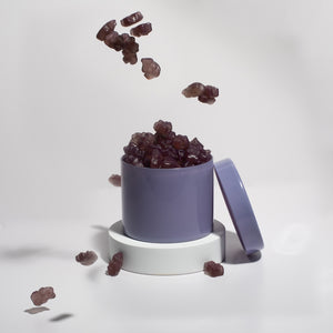 Vella & Co, Mellow Lavender & Sage 16 Ounce Soy Candle, Purple Glass