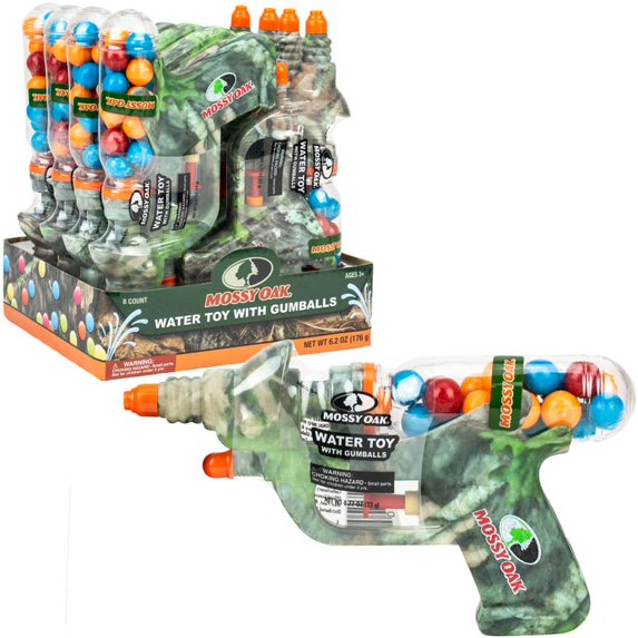 Koko's Mossy Oak Water Toy with Gumballs, 0.77 Ounce - 8 Count Display Box