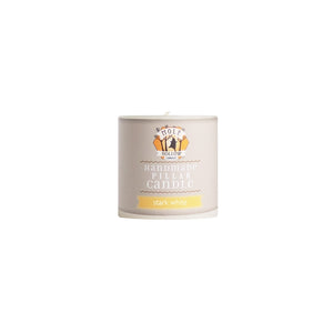 Unscented Pillar Candles, Stark White