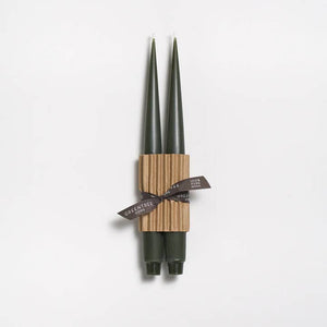 Greentree Home Candle, Apollo Unscented Taper Handmade Beeswax Candles