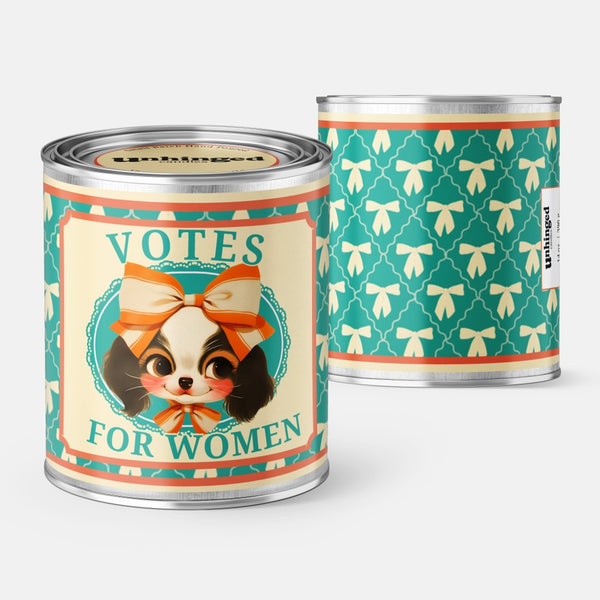 Votes For Women Puppy Soy Candle