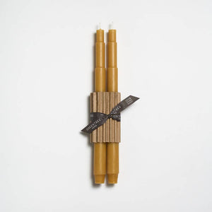 Greentree Home Candle, 12" Tele Unscented Taper Handmade Beeswax Candles