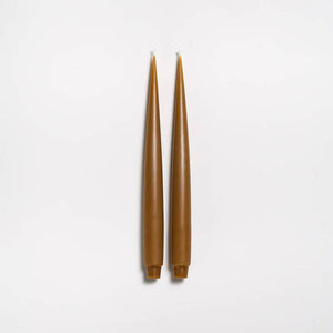Greentree Home Candle, Apollo Unscented Taper Handmade Beeswax Candles