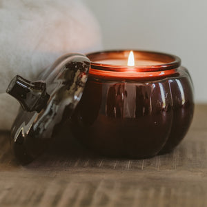 Sweet Water Decor Hello Fall Soy Candle, 20 oz Pumpkin Jar