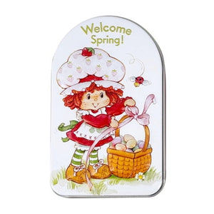 Strawberry Shortcake Strawberry Blossoms Easter Strawberry Flavored Candy, 1 Ounce Tin - 12 Count Display Box