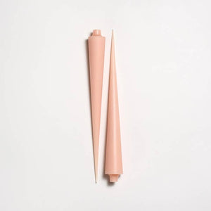 Greentree Home Candle, 14" Cone Unscented Taper Handmade Beeswax Candles