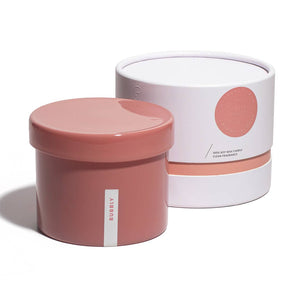 Vella & Co, Bubbly Fresh Citrus & Champagne 16 Ounce Soy Candle, Pink Glass
