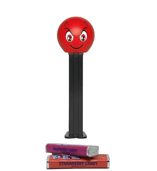 PEZ PEZemoji Collectable Candy Dispenser Blister Pack , 0.87 Ounce - Devilish